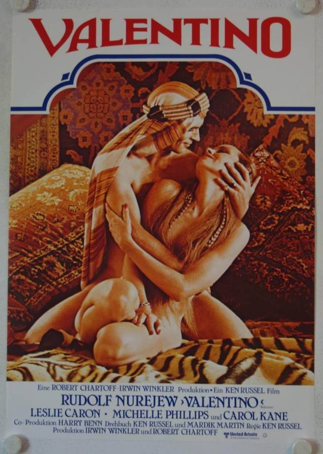 Valentino original release german movie poster